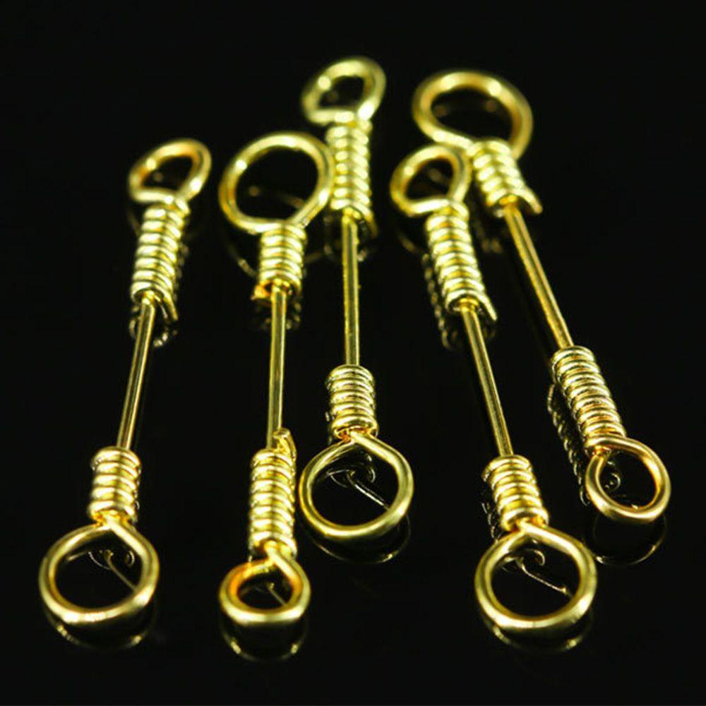 Preva 100pcs Explosion hook spring tray Kait Ledakan Kecil Sambung Umpan Pancing