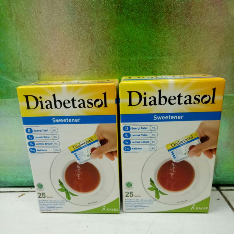 

diabetasol sweetener 25 sachet