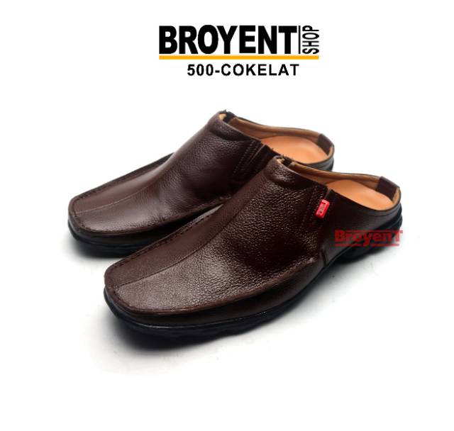 Sepatu Sandal Pria Kulit Asli 500