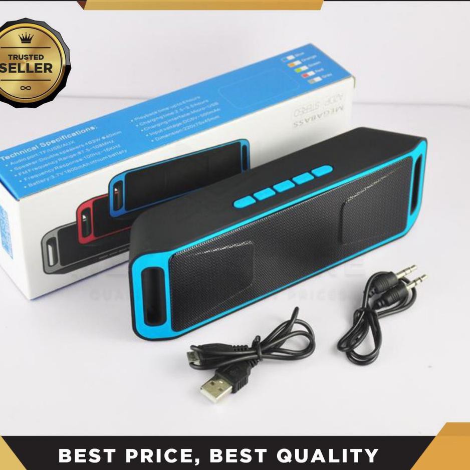 (JUAL)  253RAT Speaker A2DP 211 Model Kotak Speaker Bluetooth Stereo Wireless