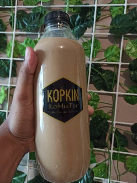 KOMUTER Kopi Susu Gula Aren 1 liter Kopsu Seliter 1000 ml by KOPKIN