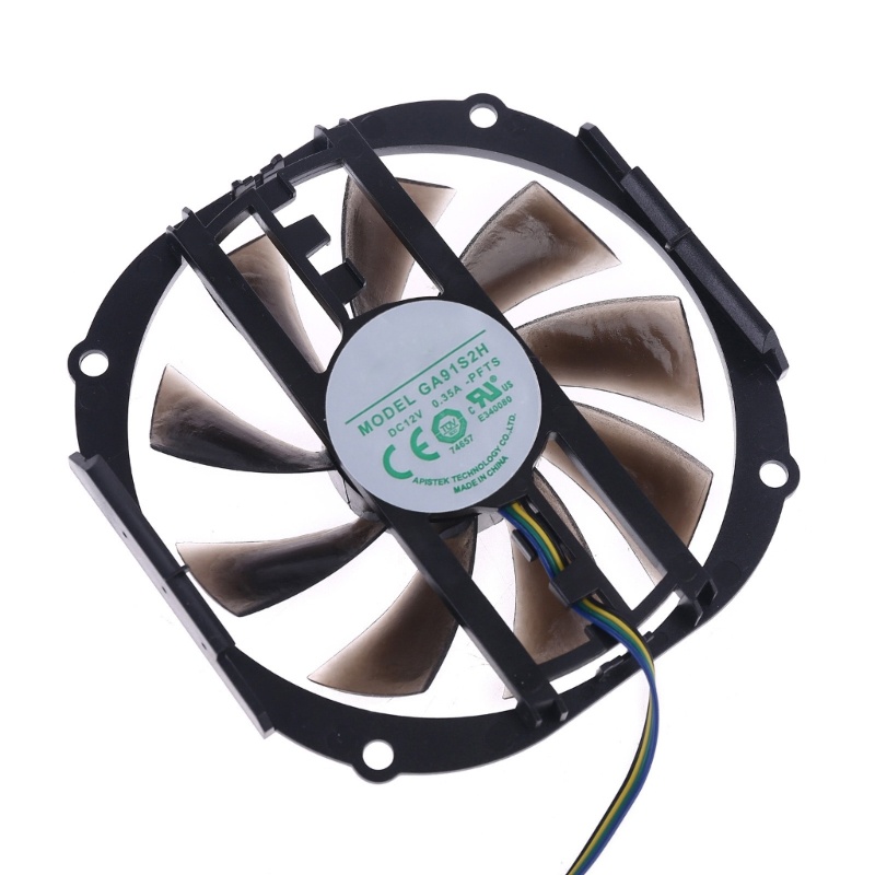 Bt 2pcs 95mm 4gb GPU Cooler Cooling Fan Untuk Kipas Kartu Grafis Yeston RX480 570 580