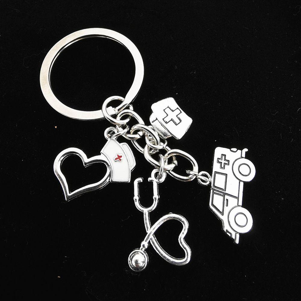 Lily Nurse Box Apresiasi Keyring Jewelry Jarum