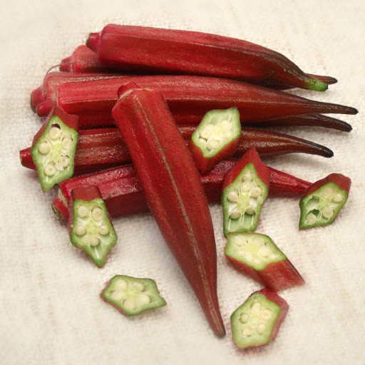 

OKRA MERAH Organik 100% Sayur Segar Organic