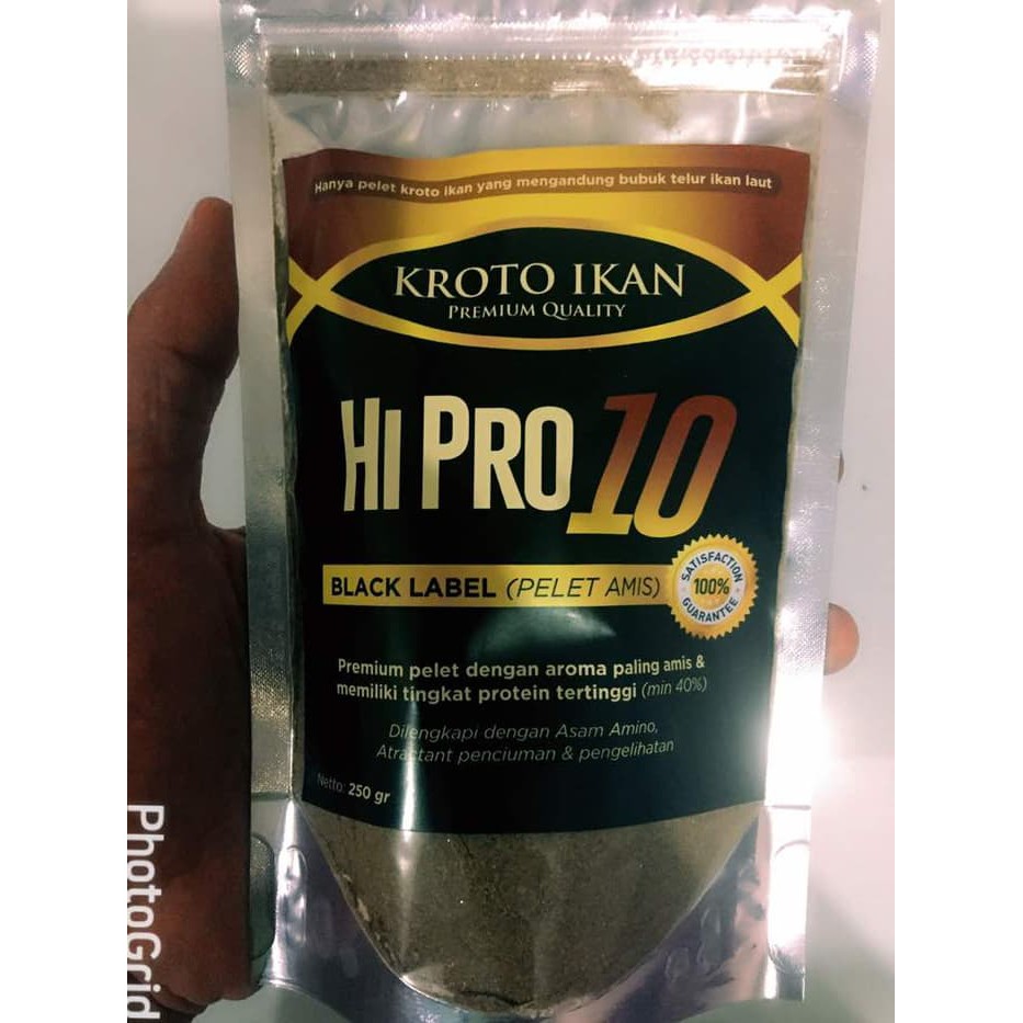 Pelet Amis Hipro10 / Umpan Ikan Bawal, Ikan Patin, Ikan Nila, Lele
