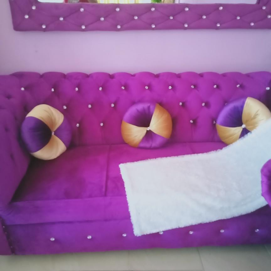 Bantal Kursi Bulat Ala Turki Dua Warna