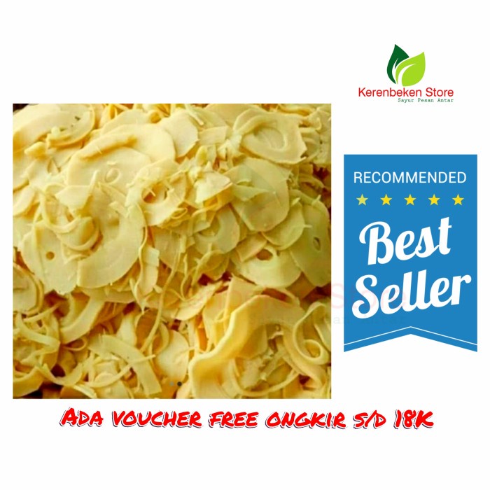 

Rebung iris per 250gr