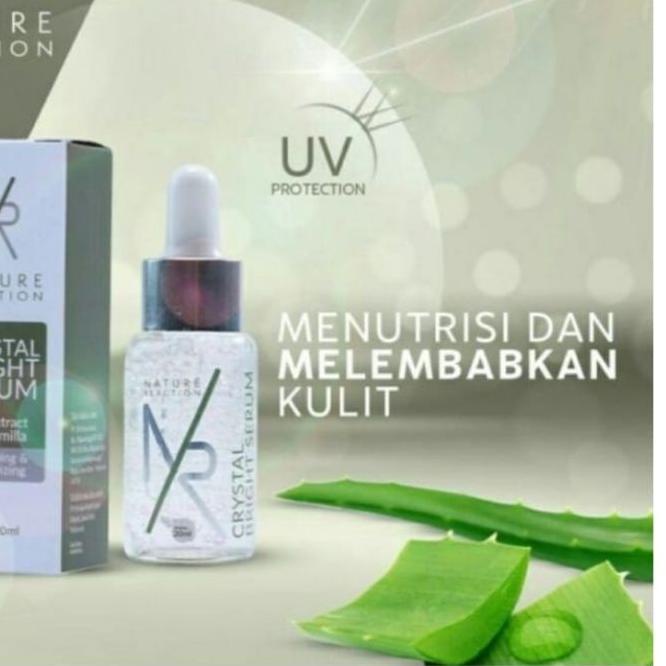 ❋ NR NATURE REACTION CRYSTAL BRIGHT SERUM 20 ML/NR SERUM ORIGINAL 100% ℮