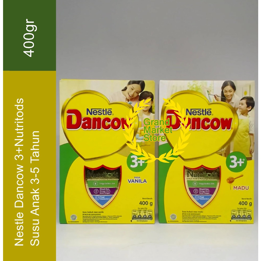 

Nestlé Dancow 3+ Nutritods Susu Anak 3-5 Tahun Box 400gr