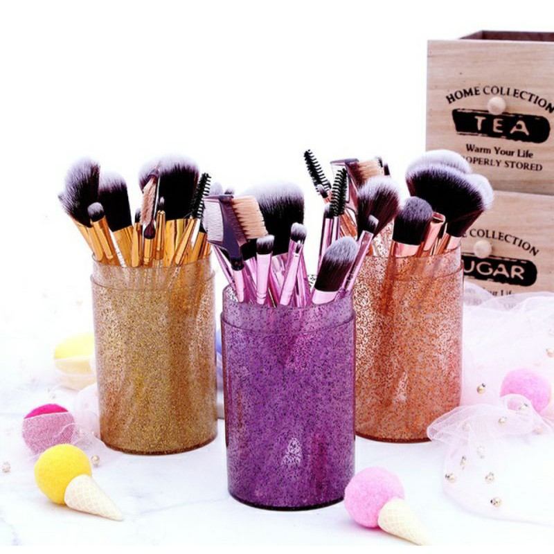 Kuas Make Up Tabung 12 in 1 / Make Up Tools / Brush Make Up Isi 12pcs