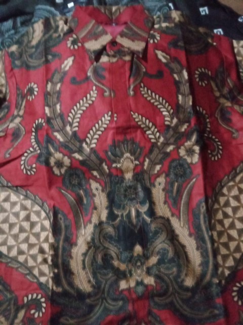 Kemeja Batik Pria Lengan Panjang Size M L Xl Xxl Xxxl