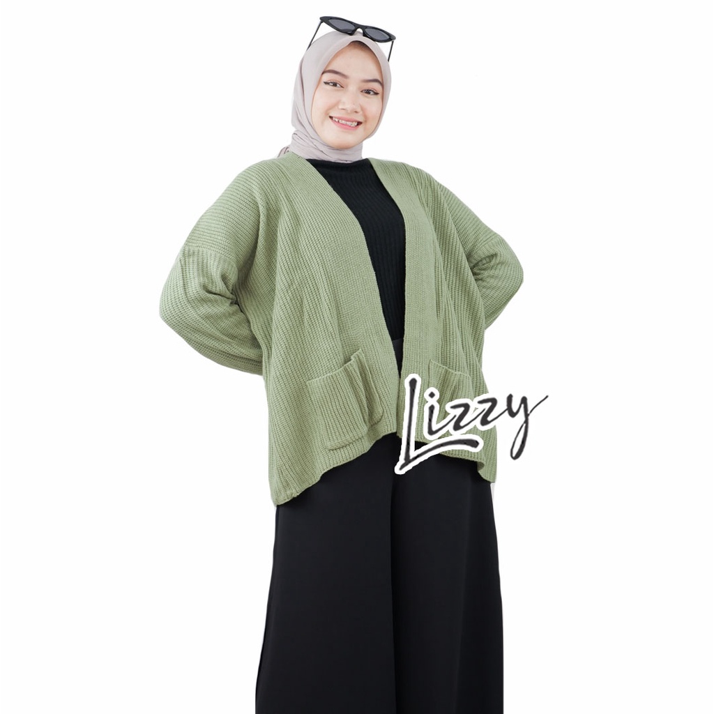 Lizzy - CARDIGAN OVERSIZED BALLONY LAVELLA PREMIUM