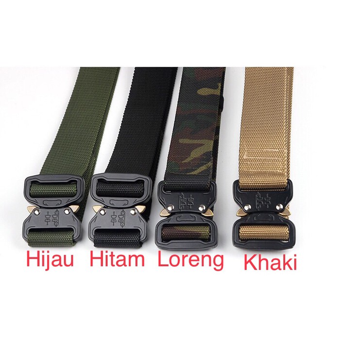 Ikat Pinggang Sabuk Pria Gesper Tactical Belt