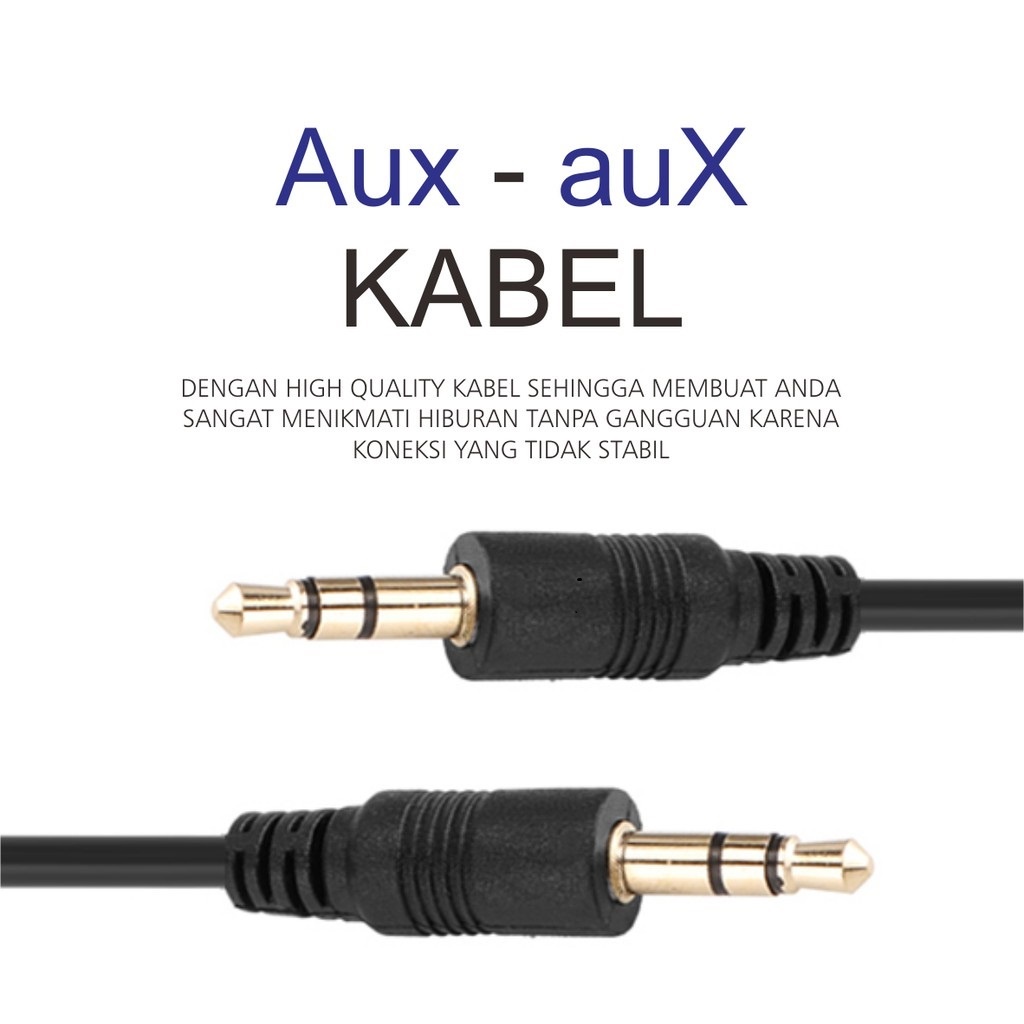 Kabel AUX Audio handphone hape ke speaker 1x1 jek Jack 3,5mm 1,5m AUX 1 ke 1 warna biru merah hijau kuning ungu hitam 1-1 1,5 meter kabel handphoen hape ponsel ke speaker audio mobil komputer laptop