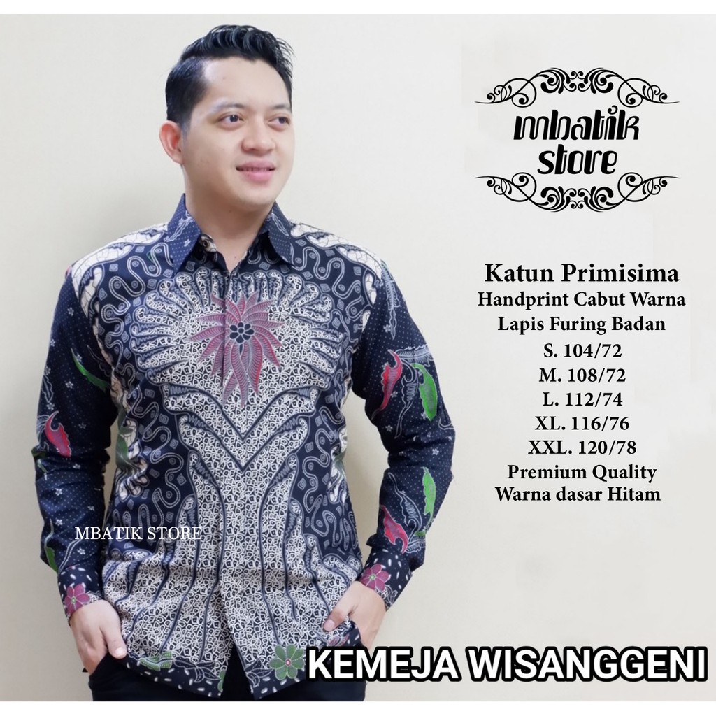 Wisanggeni Kemeja Batik Pria Pendek Full Furing by Dewo