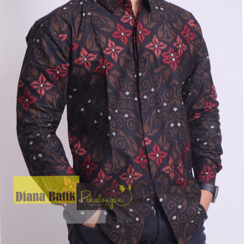 GROSIR Baju Batik Pria Gus Azmi Syubbanul Muslimin Hadroh Azzahir Santri muslim, Modern Lengan Panjang