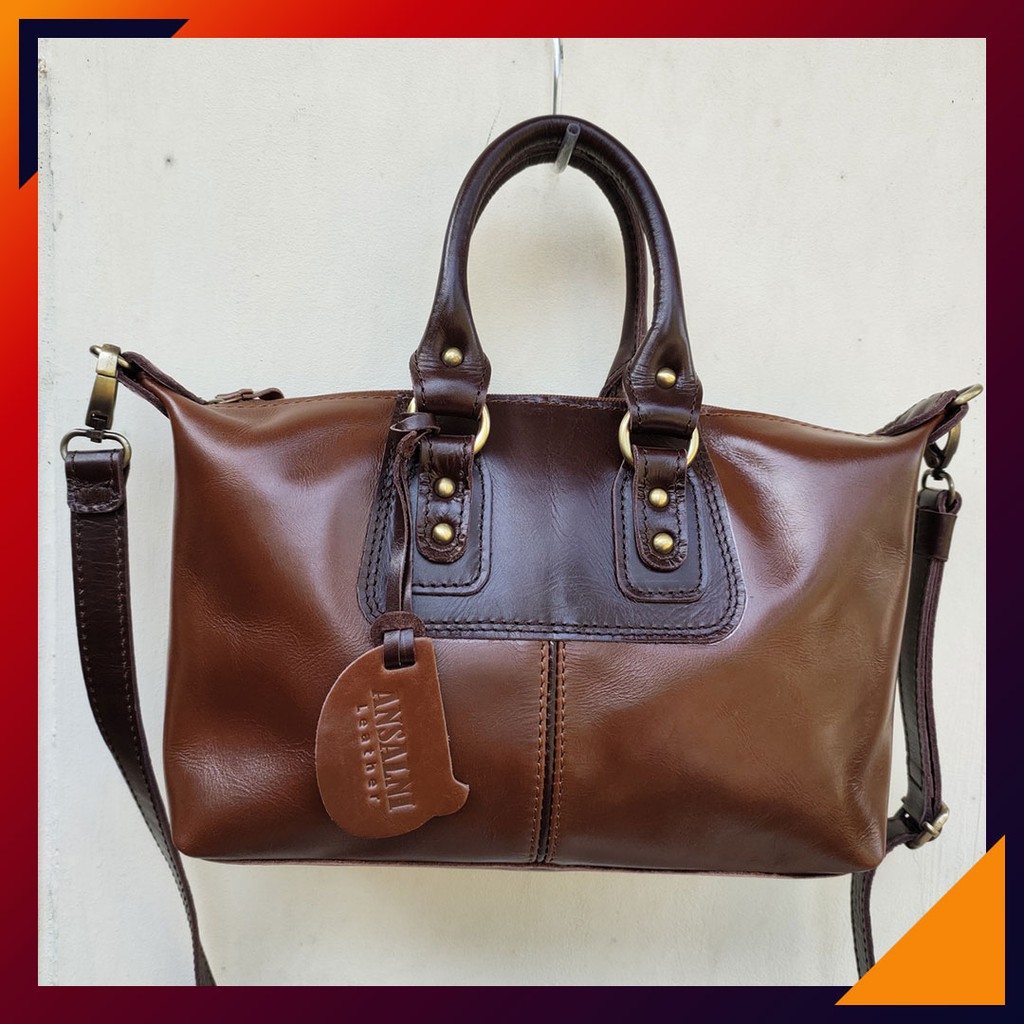 ANGELA Tas Kulit Handbag Wanita