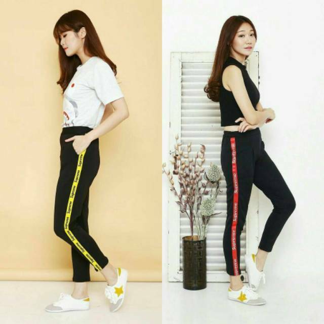 PANTS PLAT LIST SIDE RED AND YELLOW