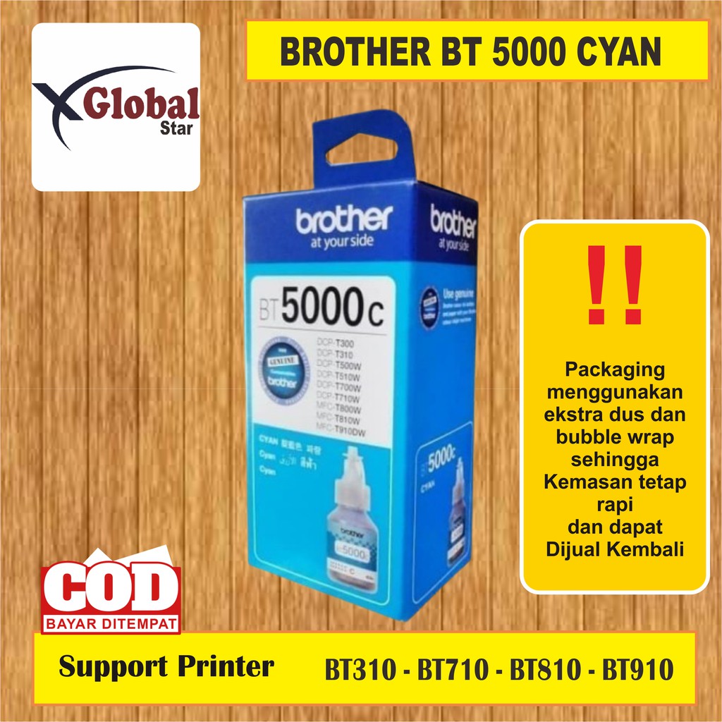 Tinta Brother BT d60bk BT5000 PREMIUM(COMPATIBLE) FOR DCP - T310 , DCP -T510W , DCP-T710W , DCP-T810W