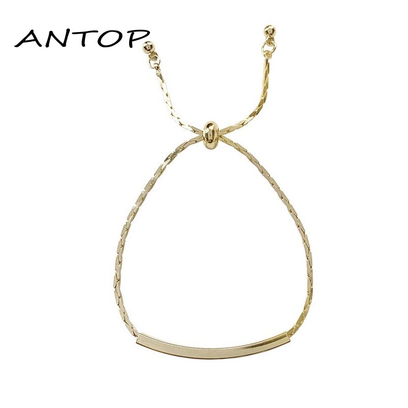 Simple Design Sense Casual Fashion Drawstring Titanium Steel Bracelet ANTOP