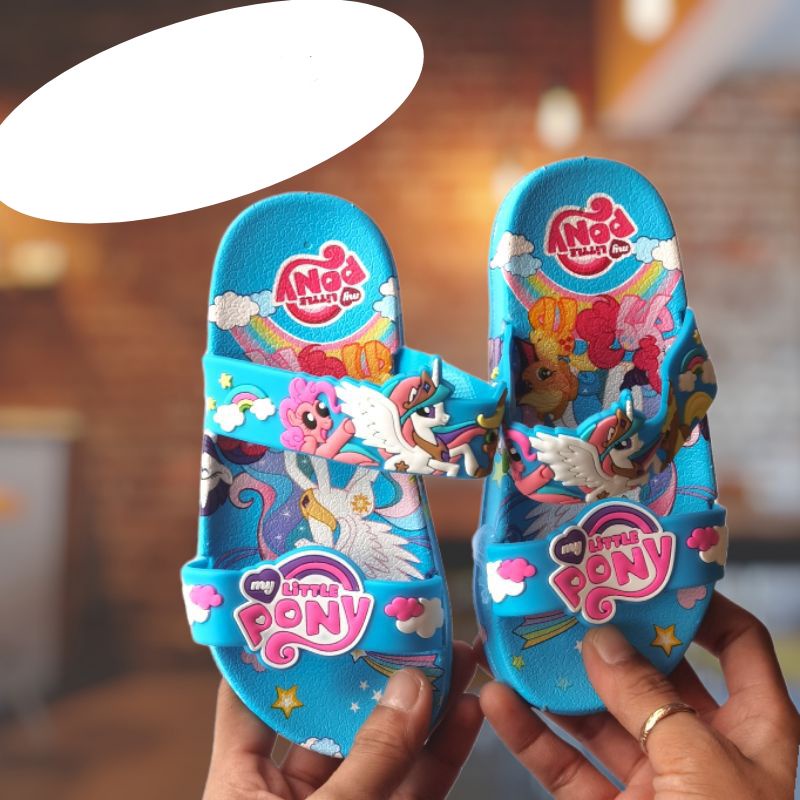 Sandal Anak Perempuan Kuda Pony,Sandal Jelly Anak Unicorn