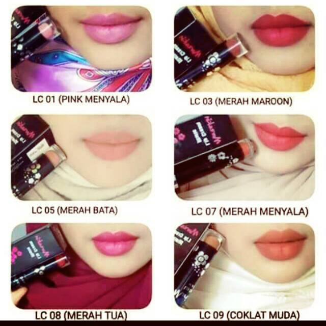 LIP CREAM NASA / LC 01 / LC 03 / LC 05 / LC 08 / LC 07 / LC 09
