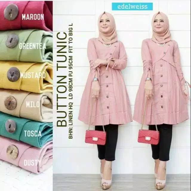 Baju murah-buton tunik