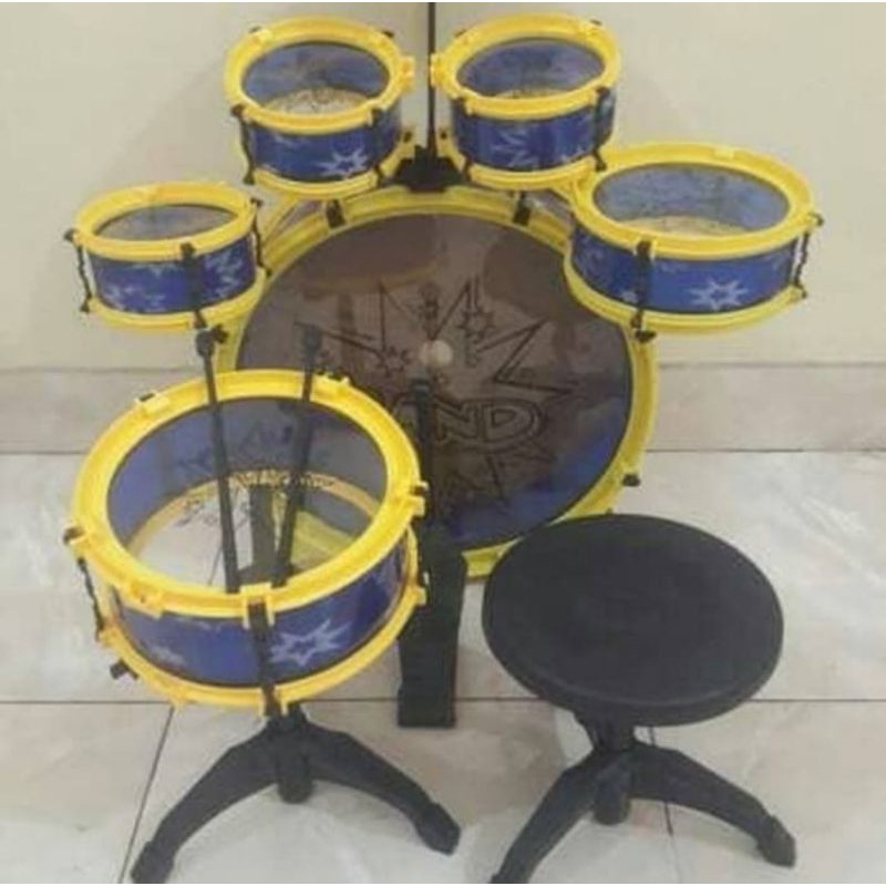 Mainan Anak Big Band Drum Set