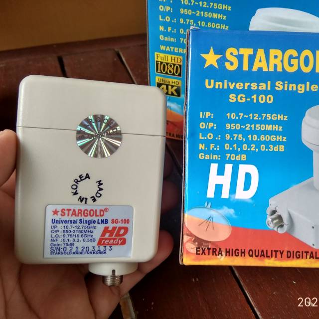 LNB Ku Band Stargold SG100 HD ORI FullModif