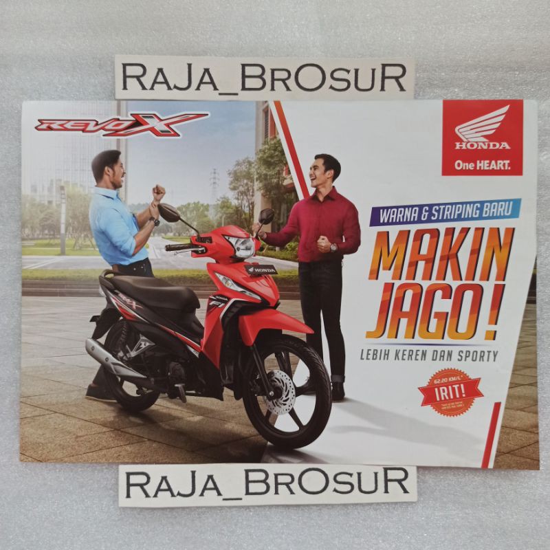 Poster brosur Honda Revo X 2020