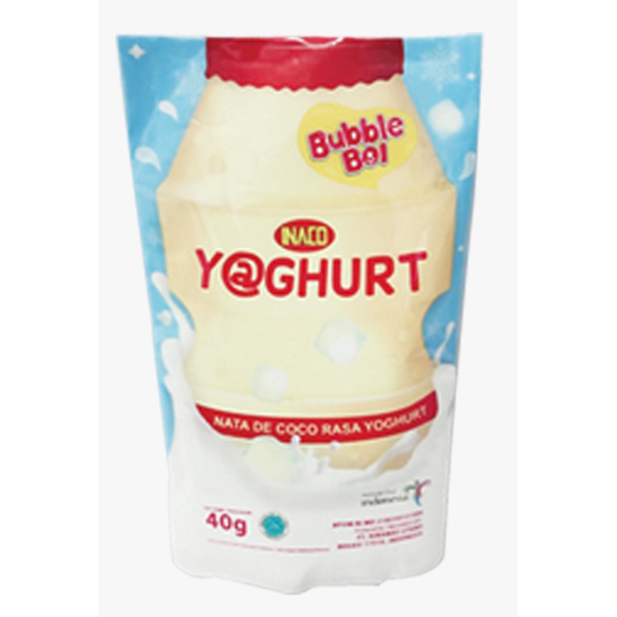 

Inaco YOGHURT Nata De Coco Bubble Boi 40 Gram