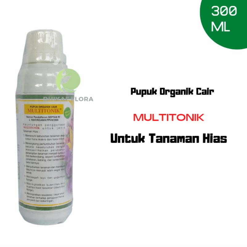 Multitonik Bunga Pupuk Organik Khusus Tanaman Hias 300 ml