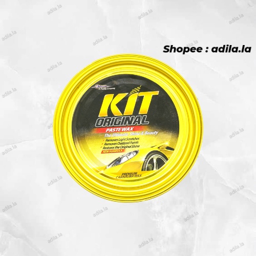 KIT KALENG KUNING // KIT ORIGINAL PASTE WAX MOBIL MOTOR 225 GR