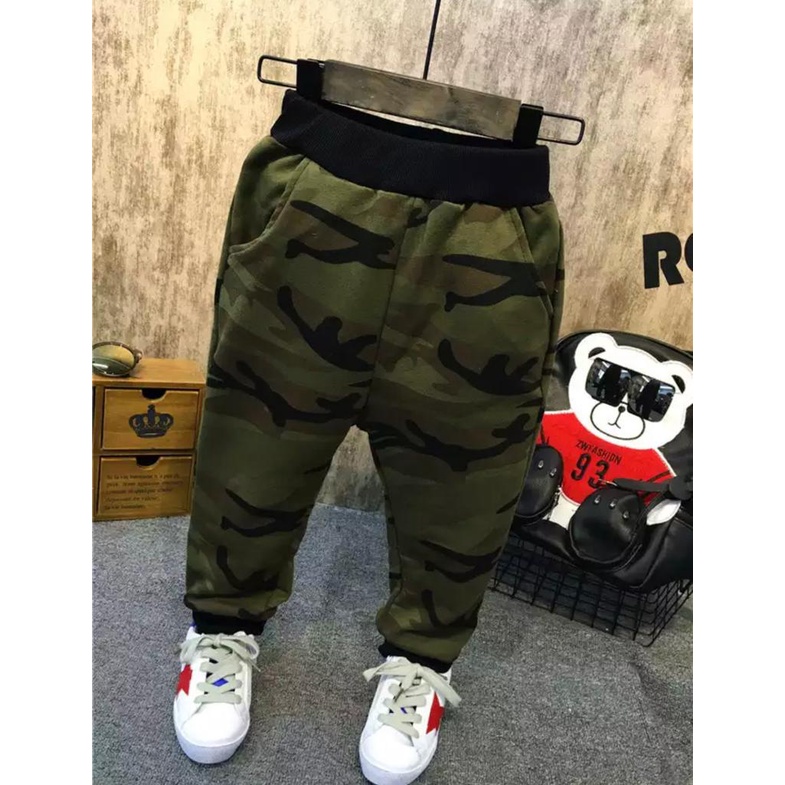 SETELAN ANAK SWEATER ANAK SETELAN ARMY BOY UMUR 1-5 TAHUN