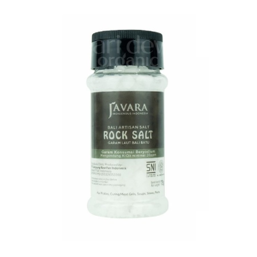 

garam artisan bali batu rock sea salt javara 75