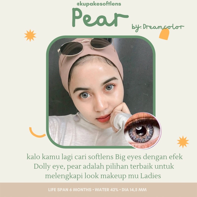 KUPAKESOFTLENS Pears Glamour Softlens By Dreamcolor