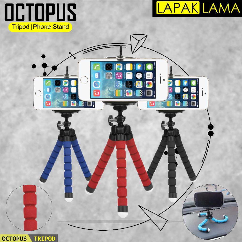 Octopus Tripod Phone Stand Mini Tripod Smartphone Mount Portable