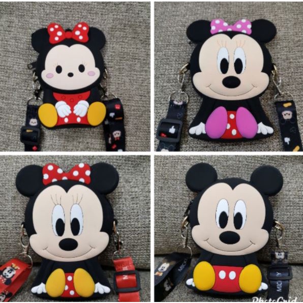 Tas Anak Jelly poni rainbow Rubber Tas Selempang Anak-Anak Jely