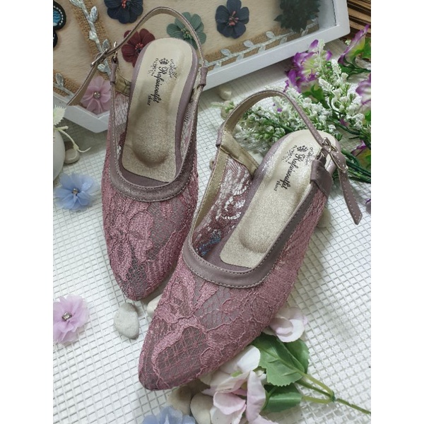 sepatu clarisa mauve tinggi 5cm tahu