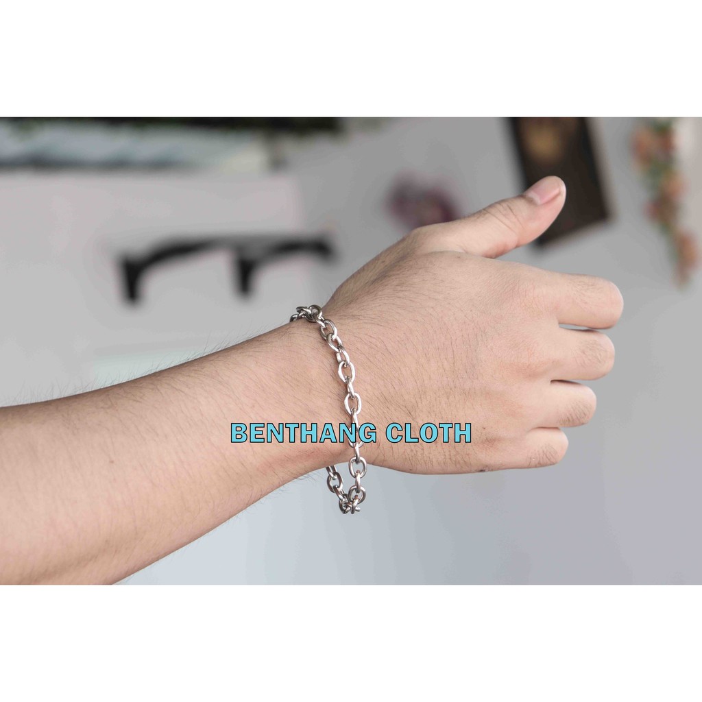 Gelang Rantai Monel -  Rantai SILVER