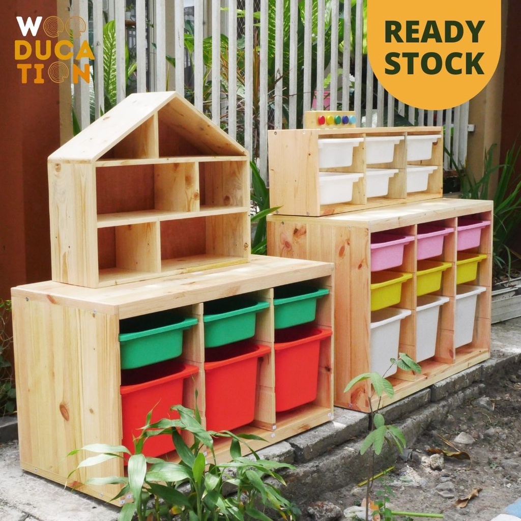 Rak Montessori /Rak Penyimpanan/ Rak Mainan by Wooducation