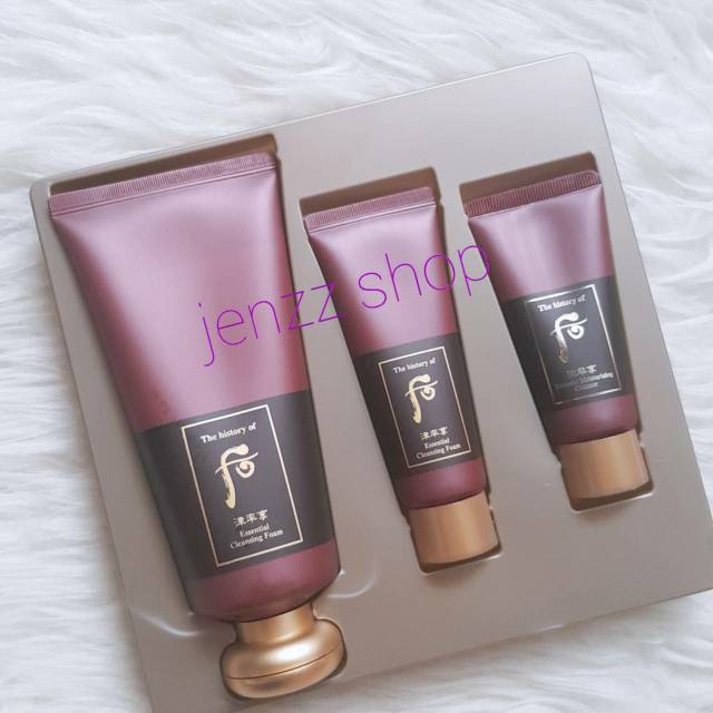 The history of whoo essential cleansing foam/jinyul foam set