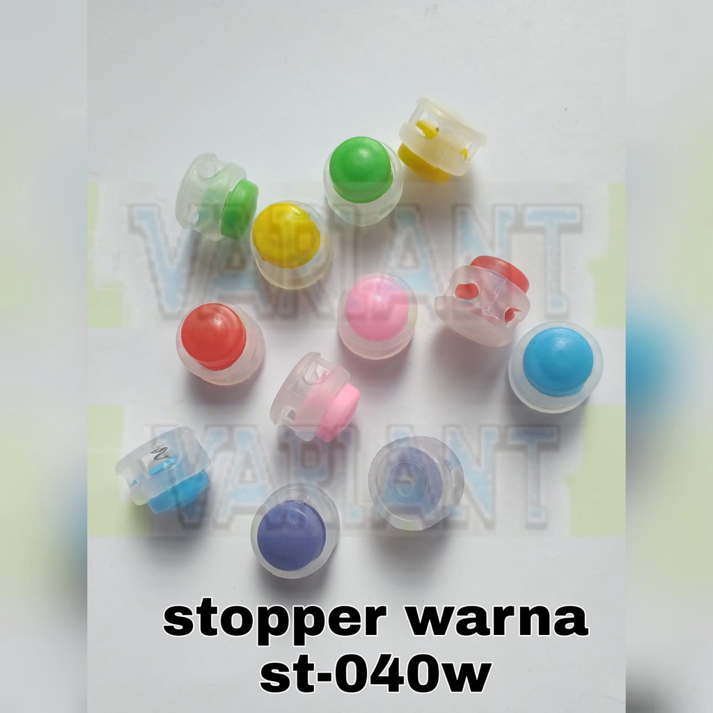 

STOPPER KLAKSON STOPPER WARNA KNOB PLASTIC CORD LOCK ENDS SPRING TOGGLE ADJUSTER