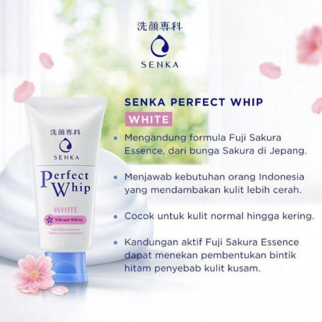 SENKA PERFECT WHIP FACIAL FOAM / CLEANSING FOAM : U / FRESH / WHITE / WHITE CLAY