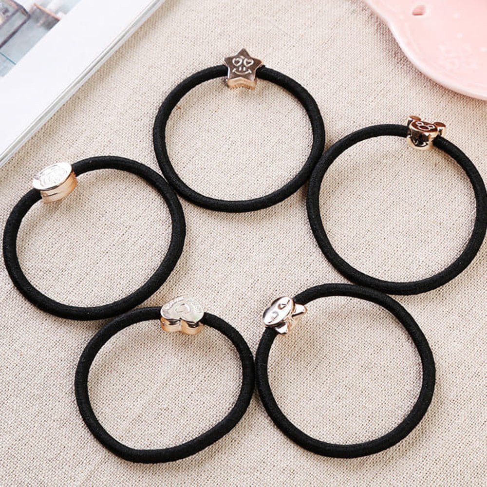 001 IKAT RAMBUT HITAM KOREA STYLE / KUNCIR RAMBUT-5