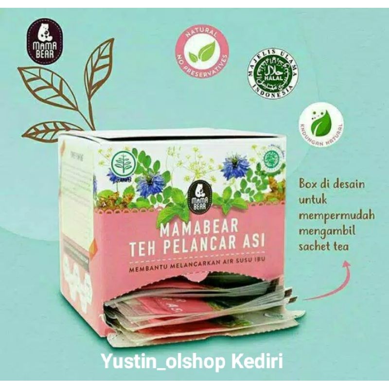 Teh celup Mama bear / Pelancar ASI / Asi booster ibu menyusui