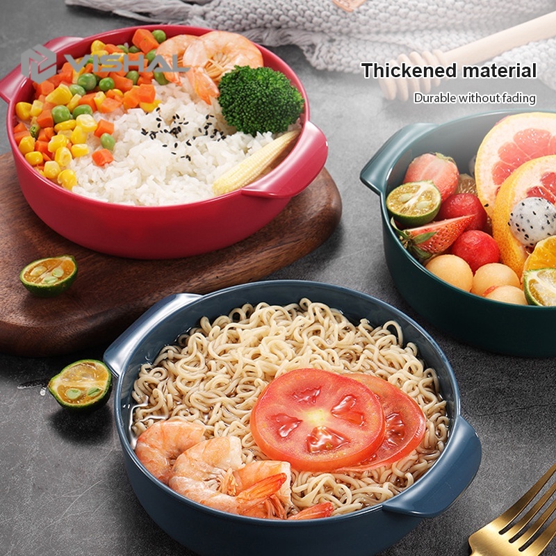 VISHAL Mangkuk Binaural Mangkok Wheat Straw/Mangkuk Kuah Bahan Jerami Makan Bowl VS-81