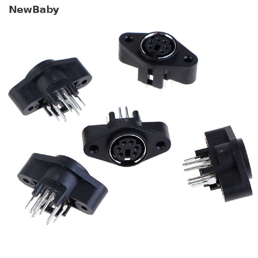 5pcs MDC / S Socket Terminal Konektor Jack Mini PS2 6Pin 6P