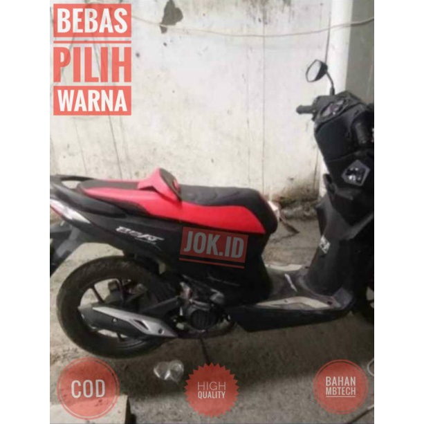 Cover Jok Motor Honda Beat Inject New,Old , Beat Streat, Beat Karbu Variasi Model Eropa Bahan MBtech