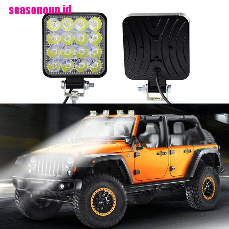 (seasonoun) Lampu Sorot 16-led 48W Untuk Mobil ATV Off-Road